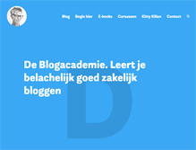 Tablet Screenshot of deblogacademie.nl